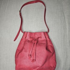 Ximena Kavalekas Genuine Python leather Bucket bag